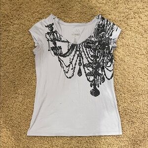Grey Chain Design Top